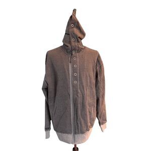 NWT Artful Dodger DWTM Hoodie Jacket Gray Graphics 100% Cotton 2 Pockets XXL